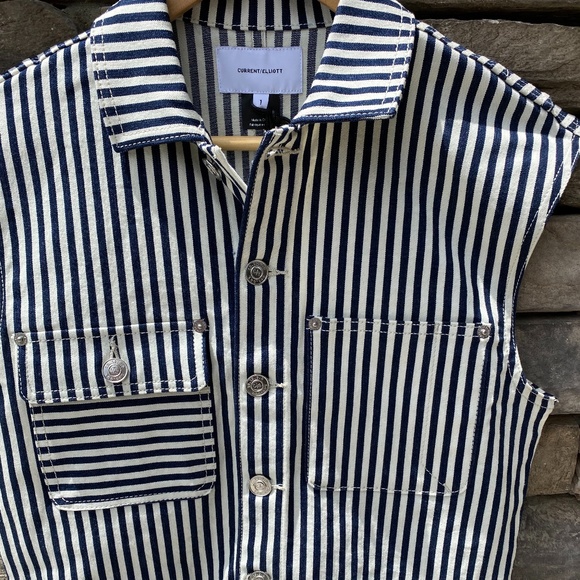 NWT Current Elliott Stripe Jumper Dress Size Small - Picture 6 of 12